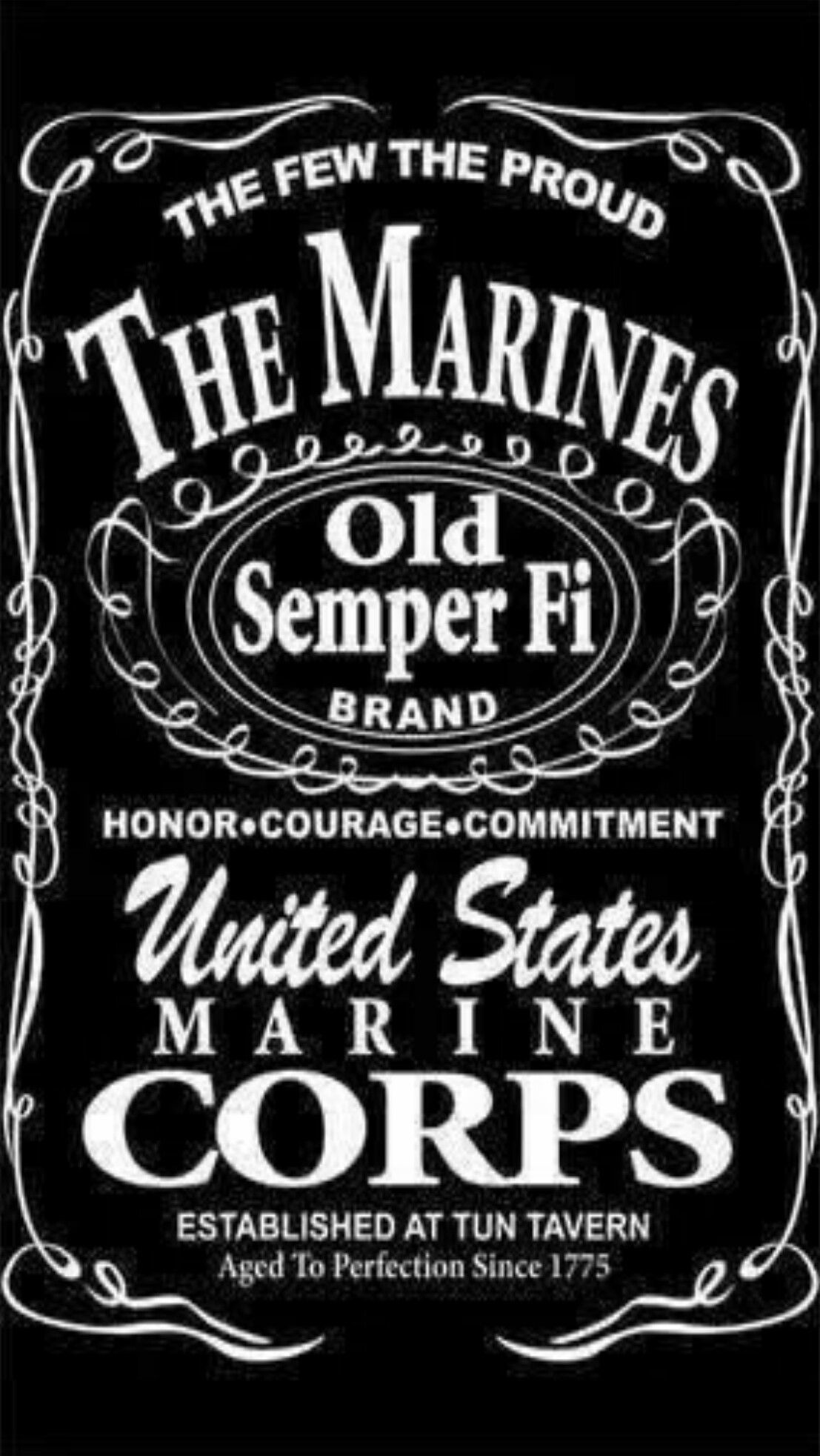 1107x1965, - Marine Corps Birthday Semper Fi - HD Wallpaper 