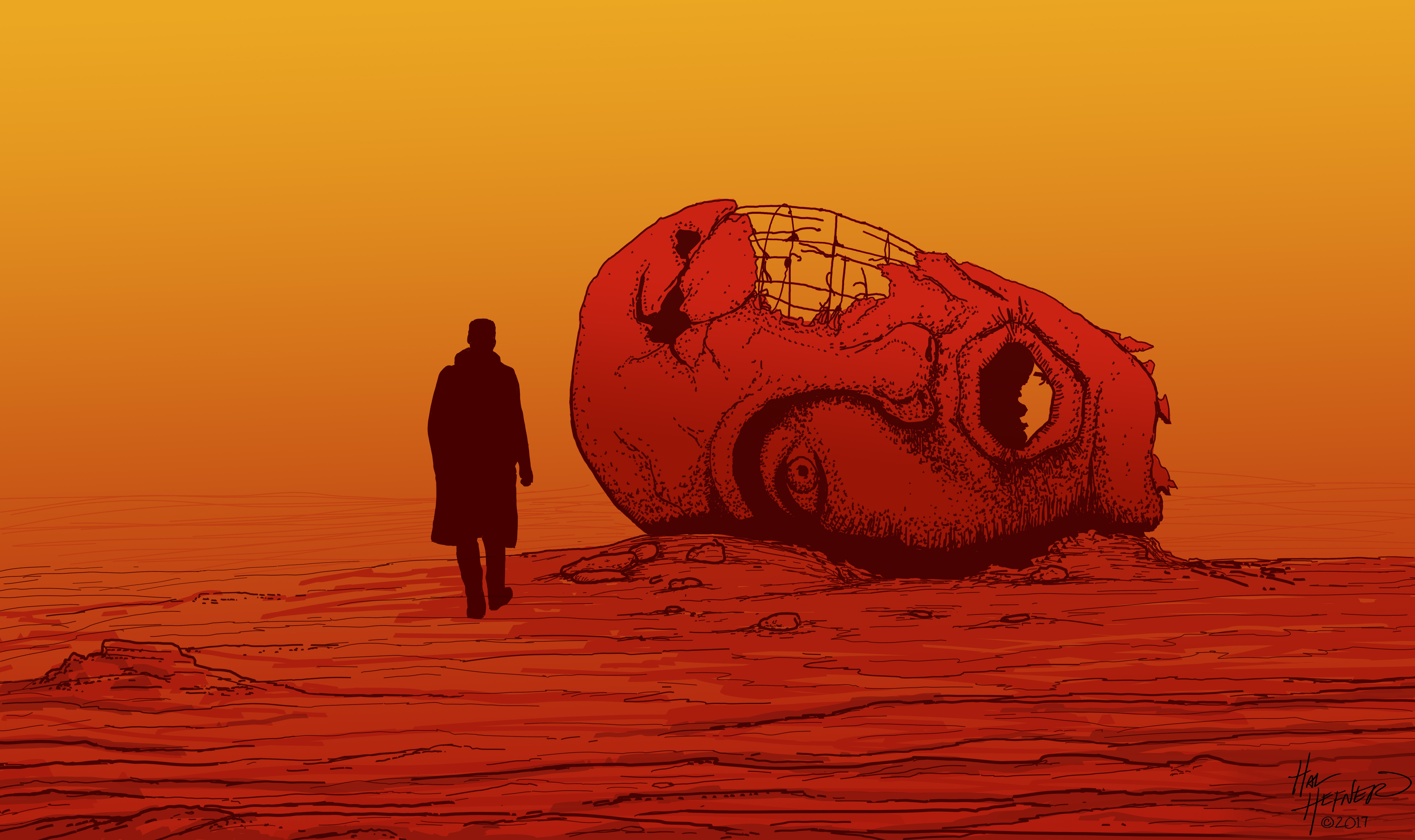 Blade Runner 2049 Head 6910x4106 Wallpaper teahub.io