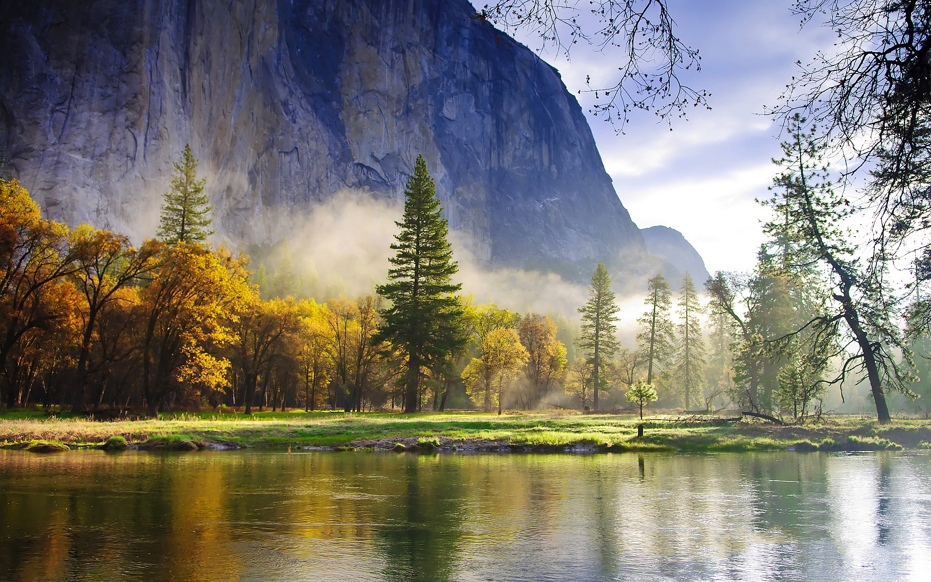 Northern Cali Wallpaper - Bass Lake At Yosemite - HD Wallpaper 