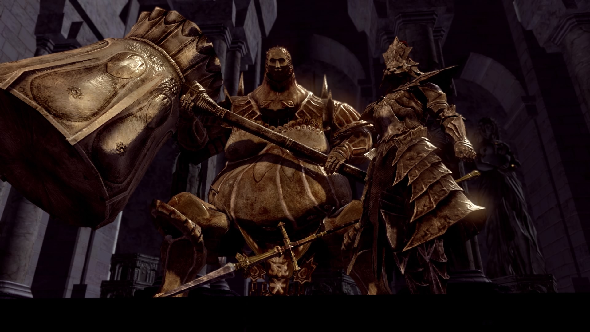 Dark Souls Ornstein And Smough - HD Wallpaper 