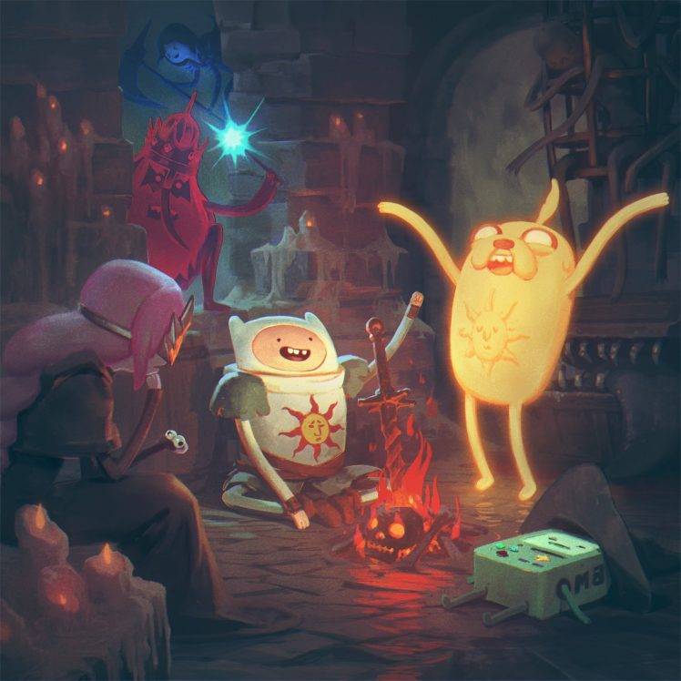 Dark Adventure Time Background - HD Wallpaper 