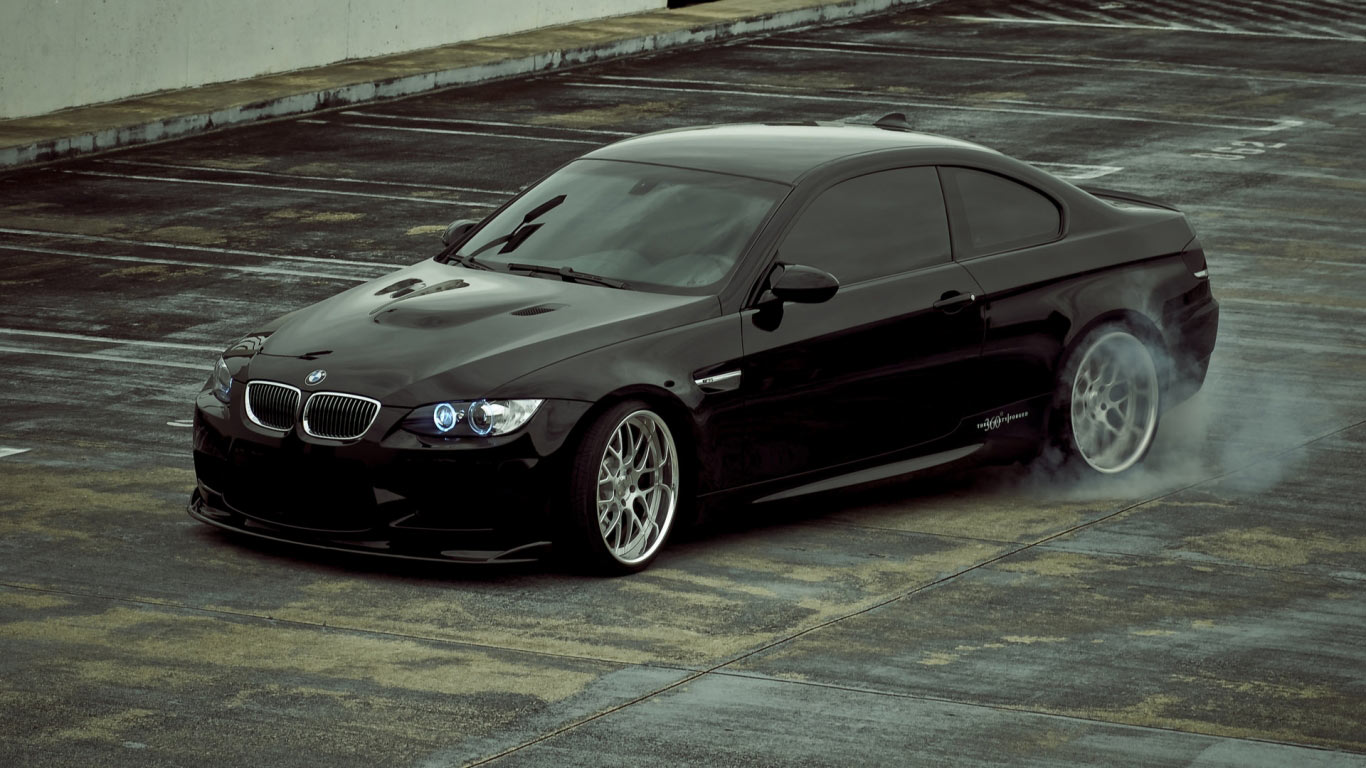 Carros Descargar Fondo De Bmw Burnout Negro En Hd 184600 - Bmw E96 M3 Black - HD Wallpaper 