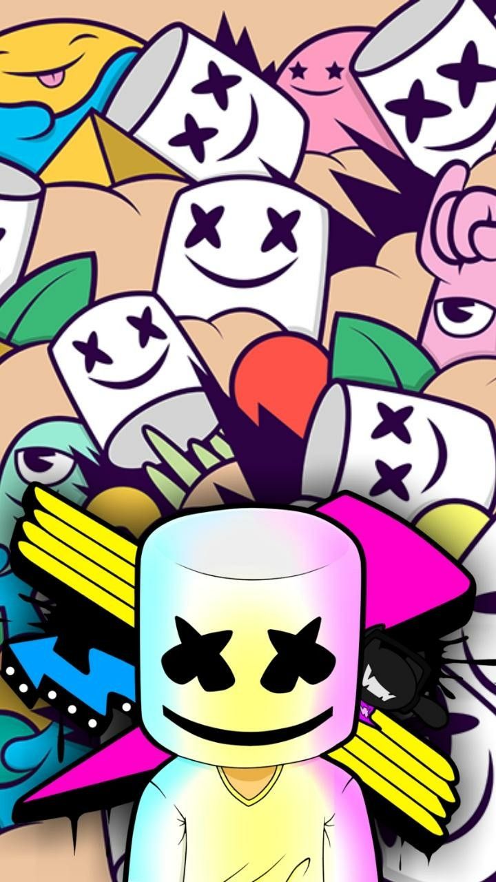 Marshmello Wallpaper Hd - HD Wallpaper 