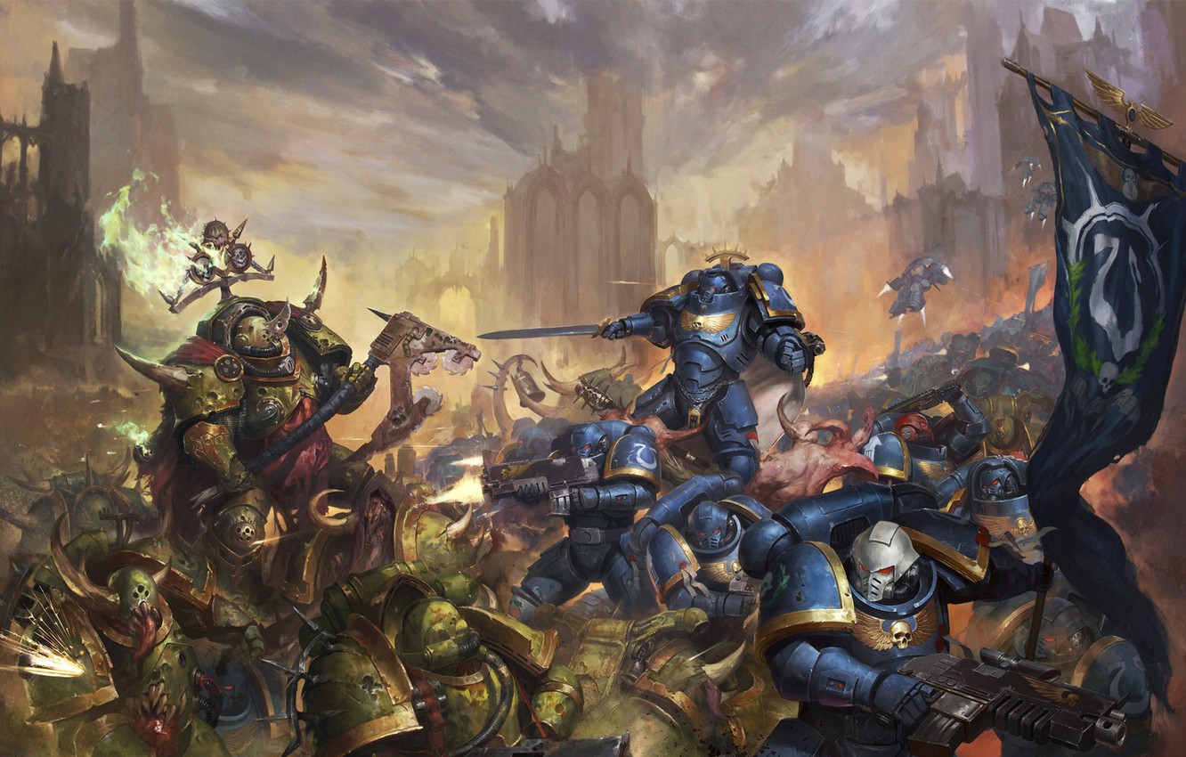 Photo Wallpaper Warhammer 40 000, Box Cover, Dark Imperium - Warhammer 40k Dark Imperium - HD Wallpaper 
