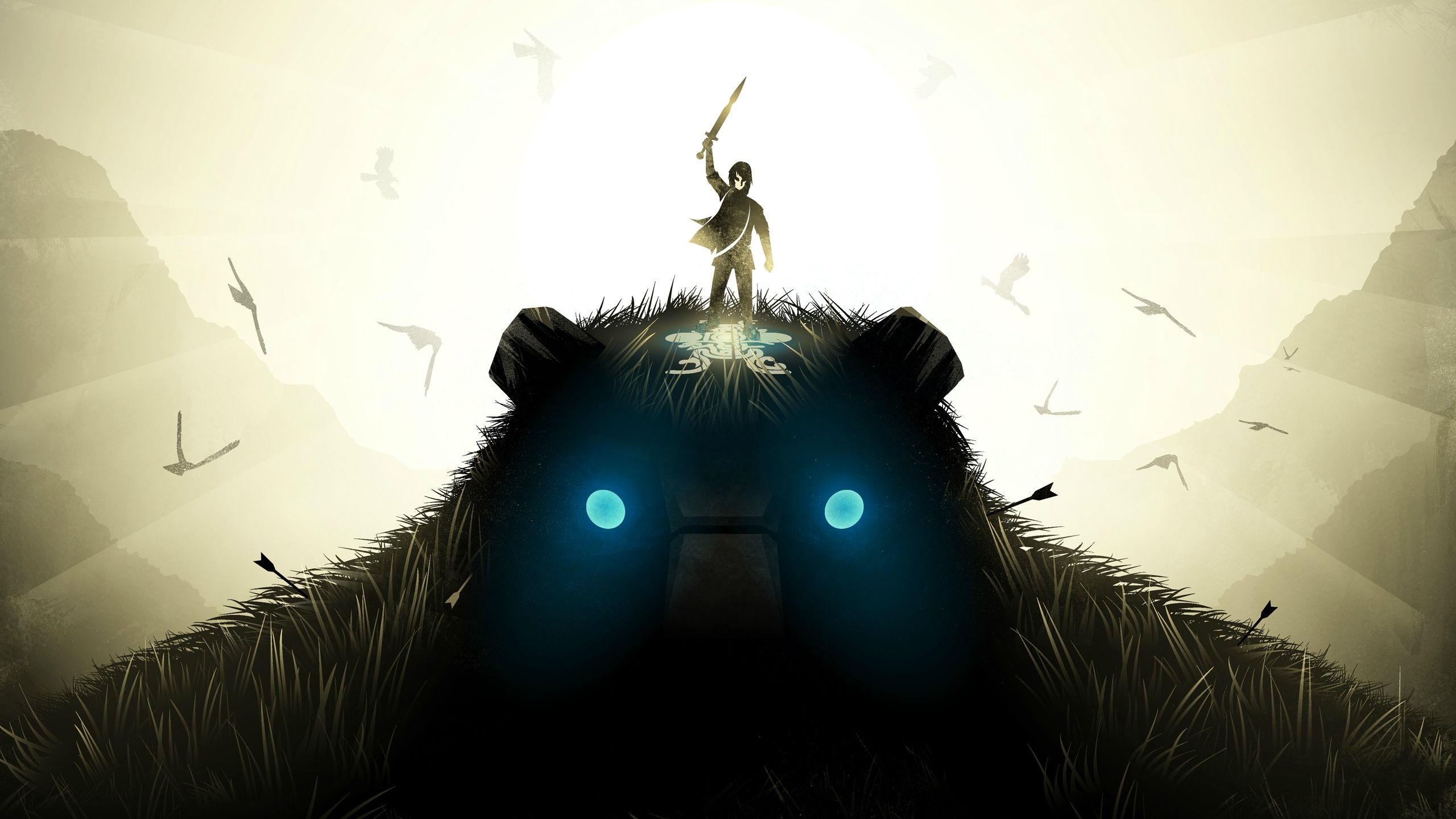 Papéis De Parede Shadow Of The Colossus, Jogo Para - Fan Art Shadow Of The Colossus - HD Wallpaper 