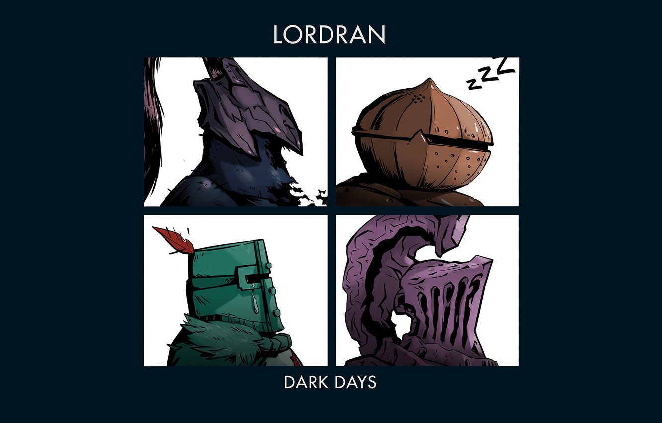 Photo Wallpaper Dark Souls, Knight Artorias, Solaire - Lordran Dark Days - HD Wallpaper 