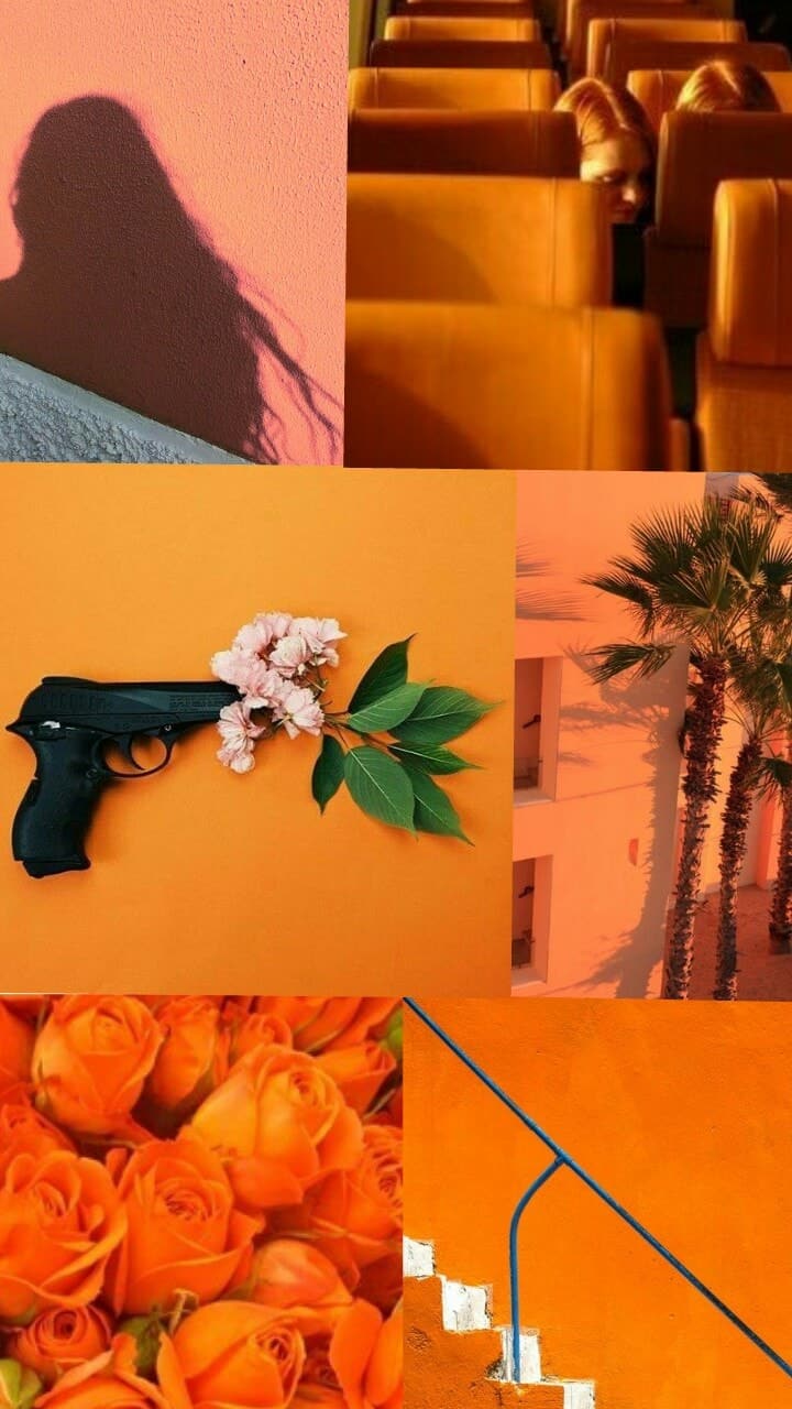 Aesthetic, Laranja, And Orange Image - Aesthetic Wallpapers Orange
