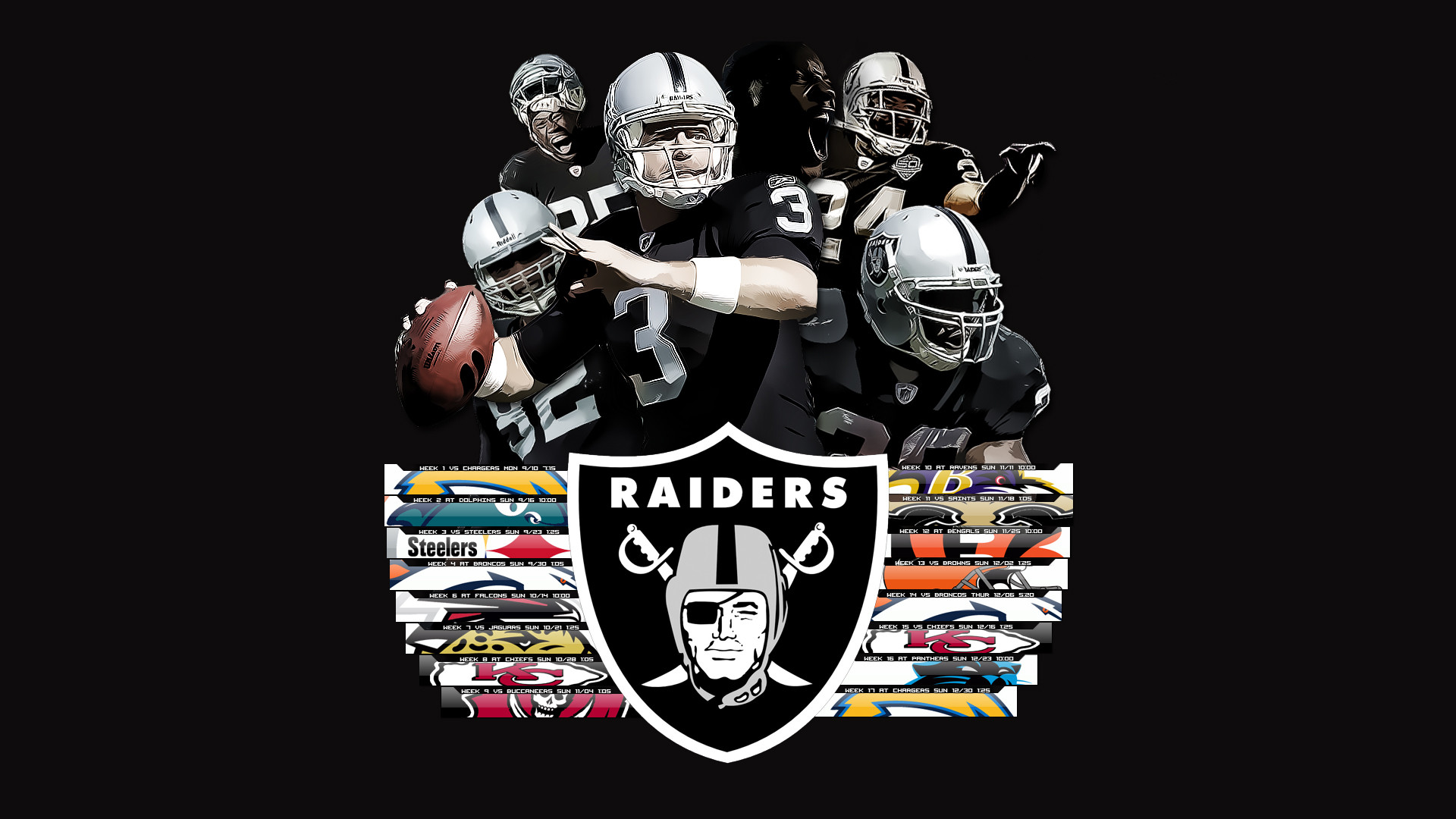 1920x1080, Raiders Wallpapers Hd - Oakland Raiders Facebook Cover - HD Wallpaper 