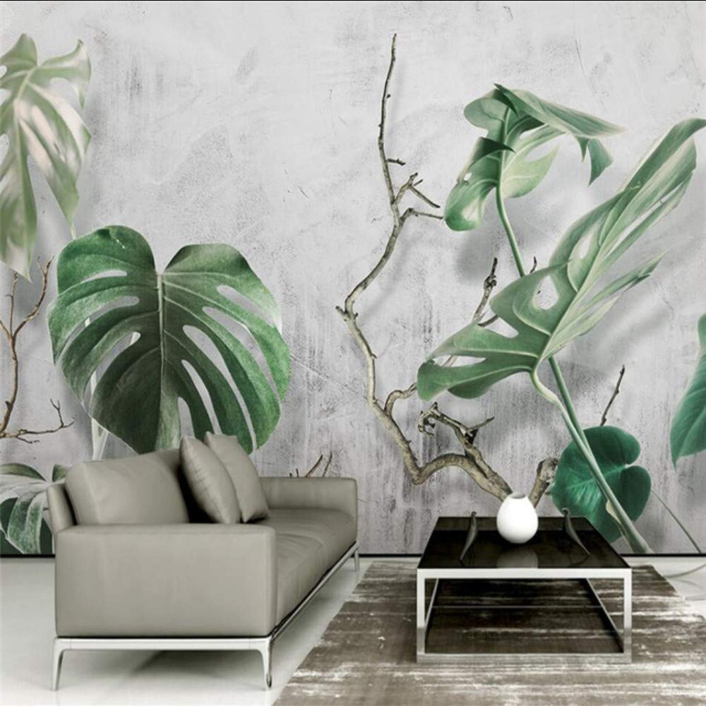 3d Tropical Leaves Wall Murals - HD Wallpaper 