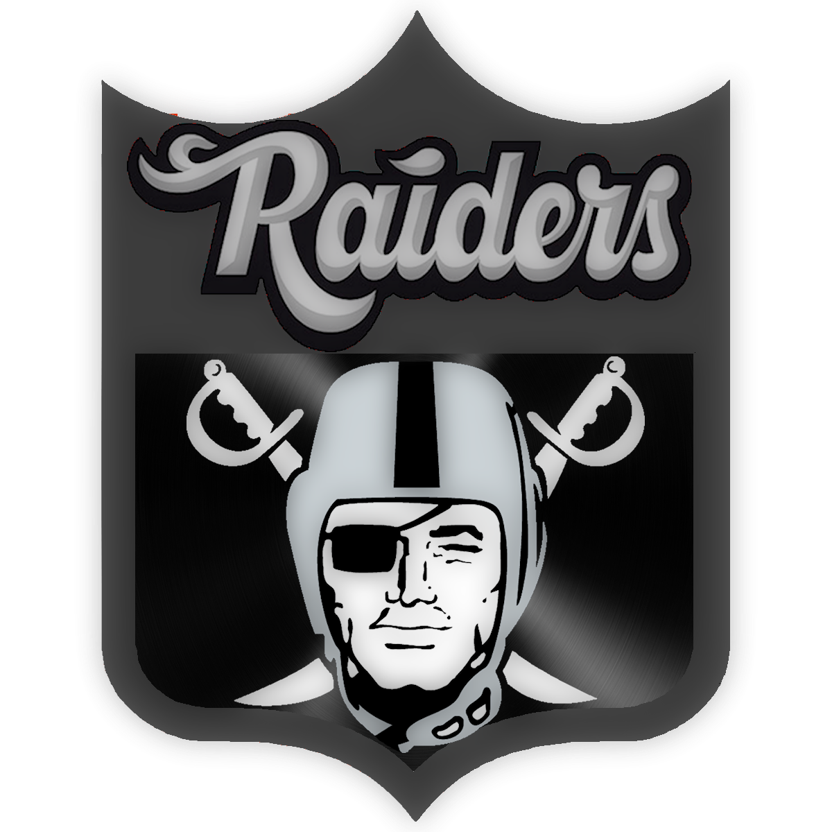 Clip Art Oakland Logo Baby Pinterest - Logotipo De Los Raiders - HD Wallpaper 