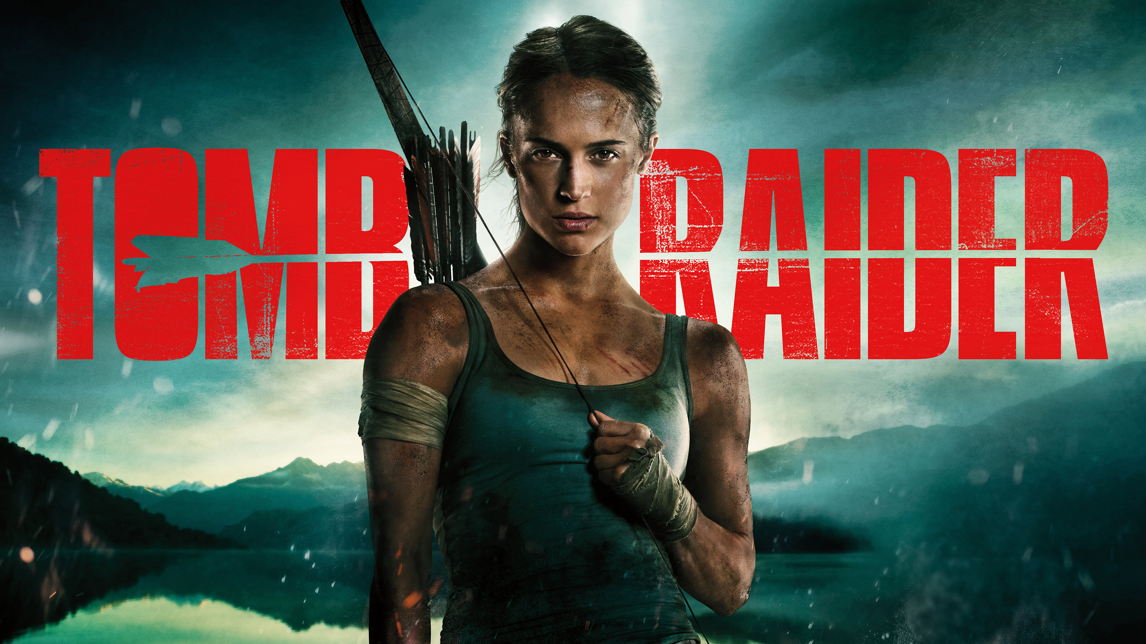 Tomb Raider Film Lara Croft Alicia Vikander Uhd 4k - Tomb Raider Film 2018 - HD Wallpaper 