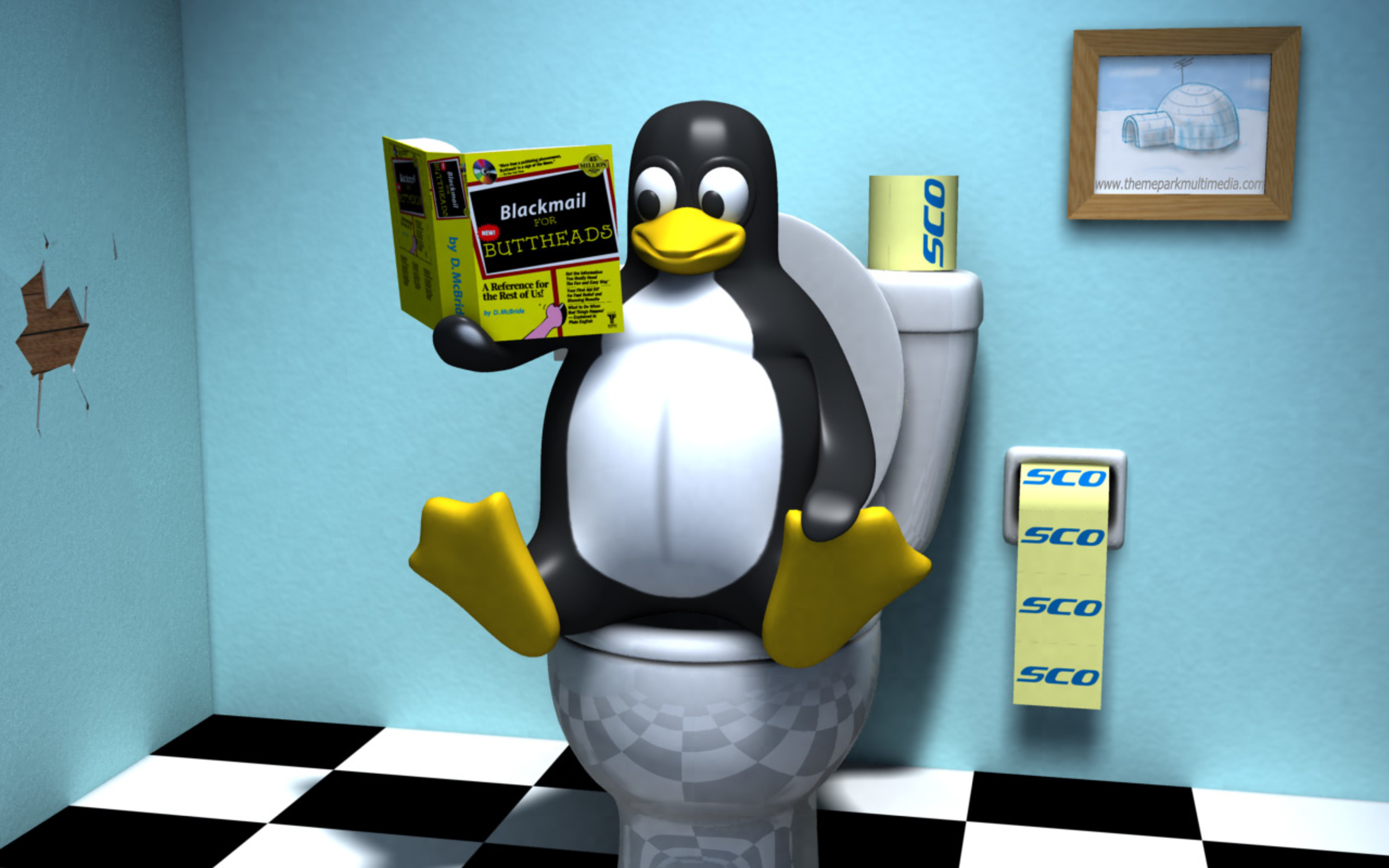 Linux Penguin Wallpapers - Linux Vs Windows Hd - HD Wallpaper 