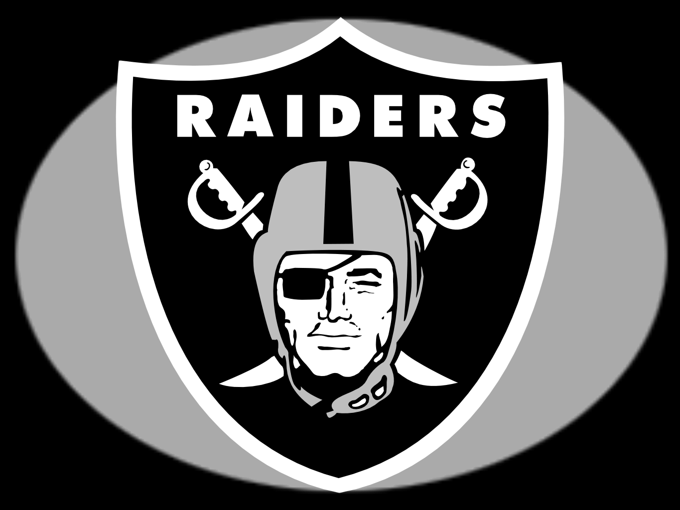 Oakland Raiders Wallpaper Backgrounds Hd By Ramsey - Oakland Raiders Logo Big - HD Wallpaper 