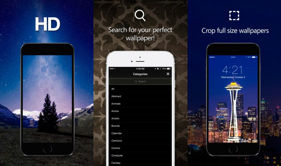 Wallpapers Hd De Stuckpixel Ios - Seattle At Night - HD Wallpaper 