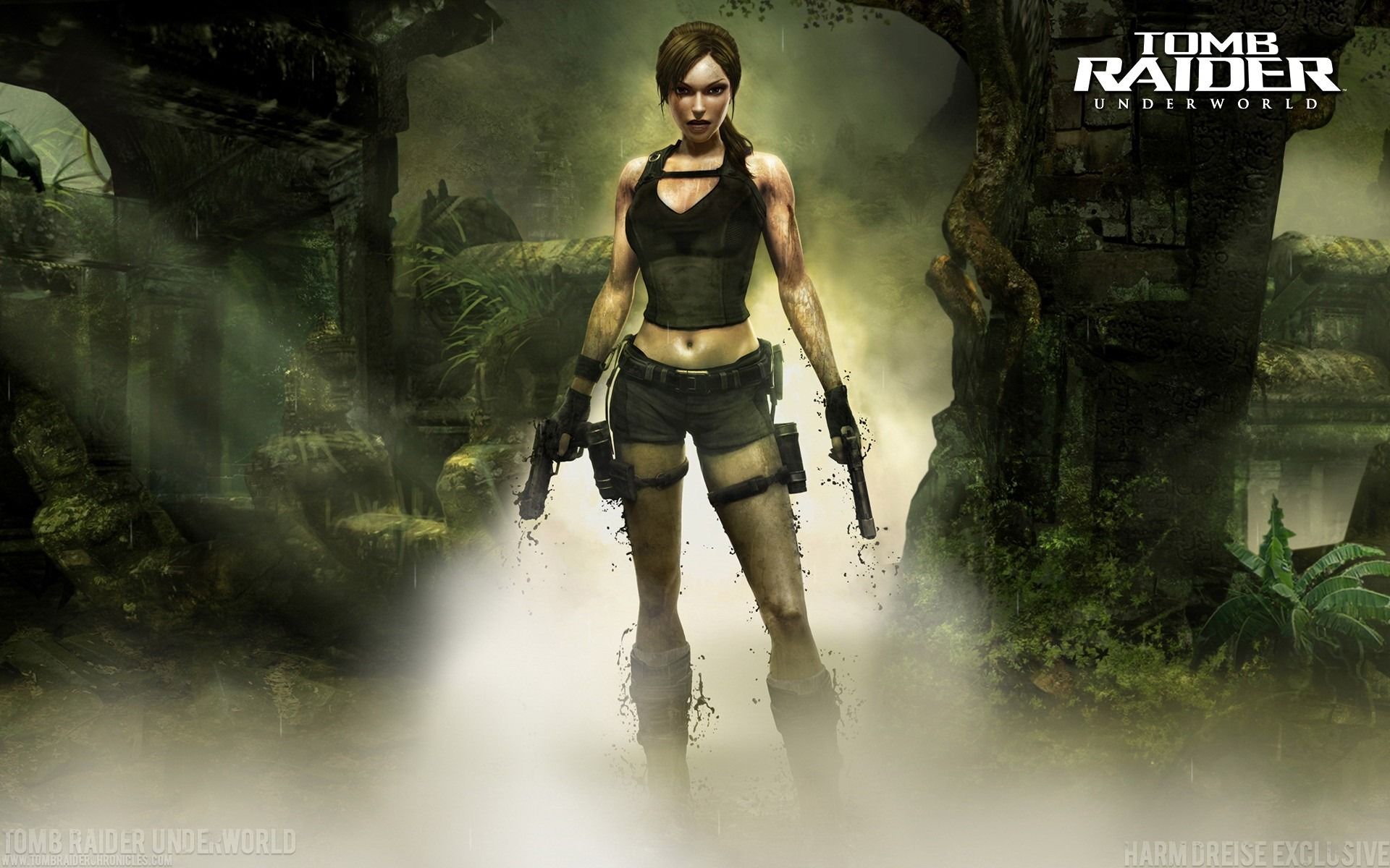 Tomb Raider Underworld 2008 - HD Wallpaper 