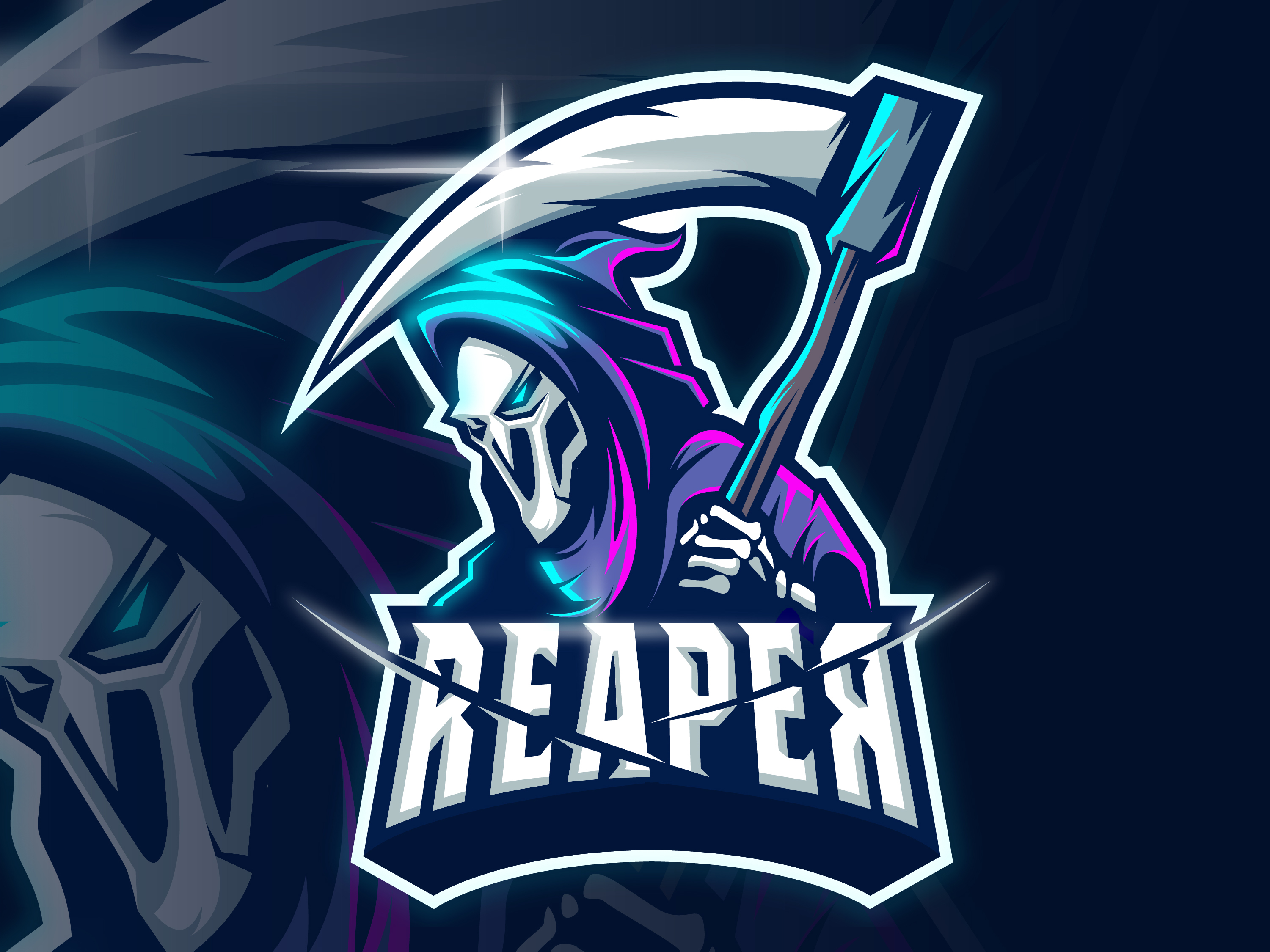 Grim Reaper Hd Logo - HD Wallpaper 