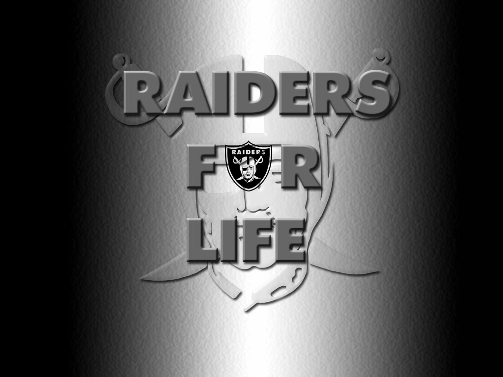 Oakland Raiders Apple/iphone Wallpapers - Raiders 4 Life - HD Wallpaper 