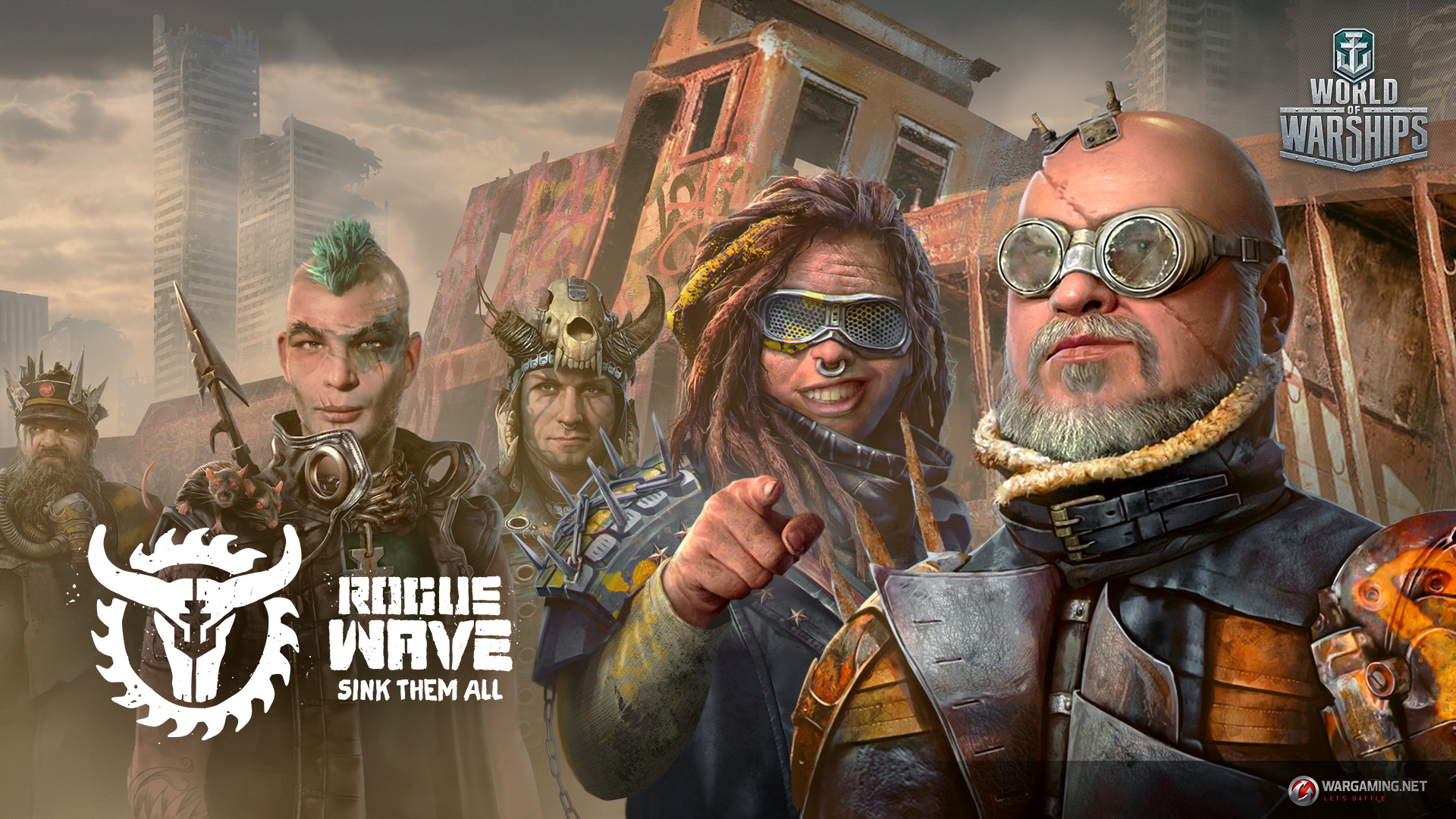 World Of Warships Rogue Wave - HD Wallpaper 