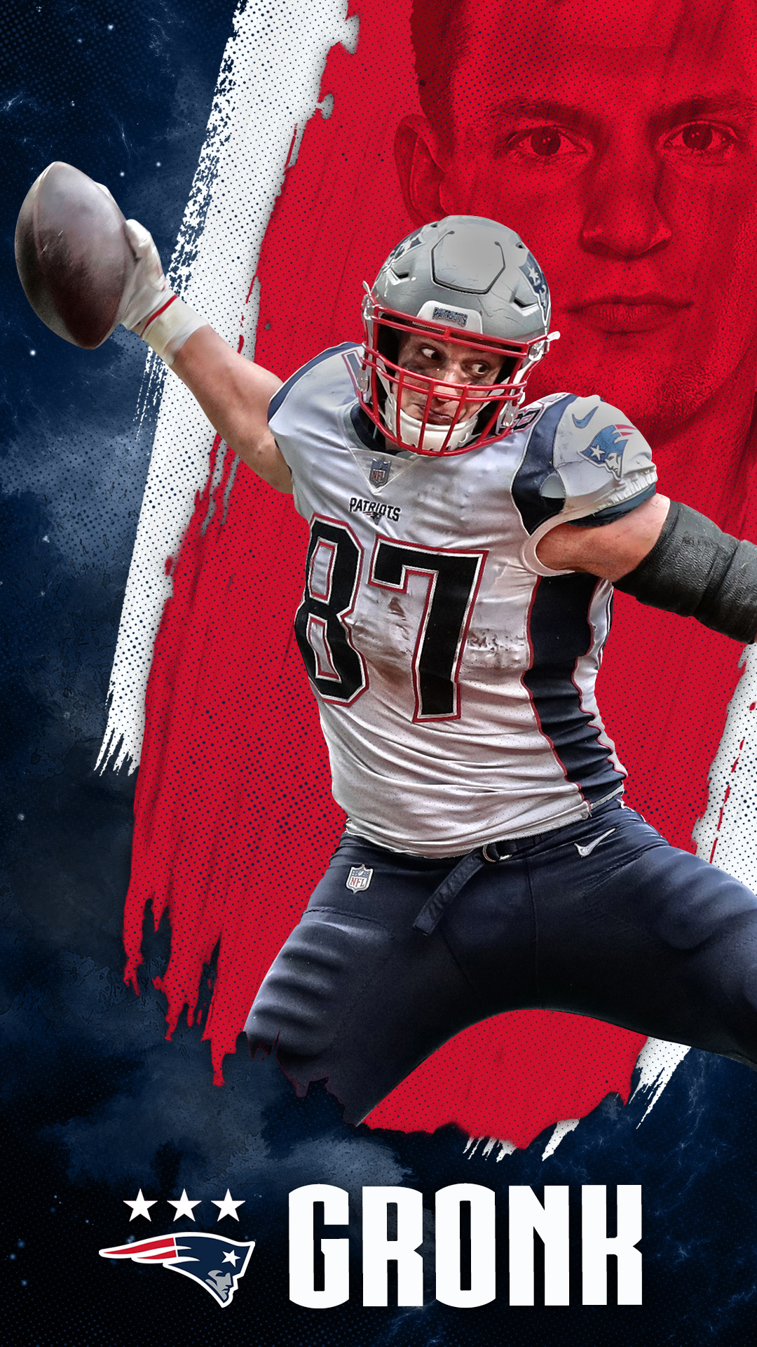 Rob Gronkowski Wallpaper Hd 1080x1920 Wallpaper Teahub Io