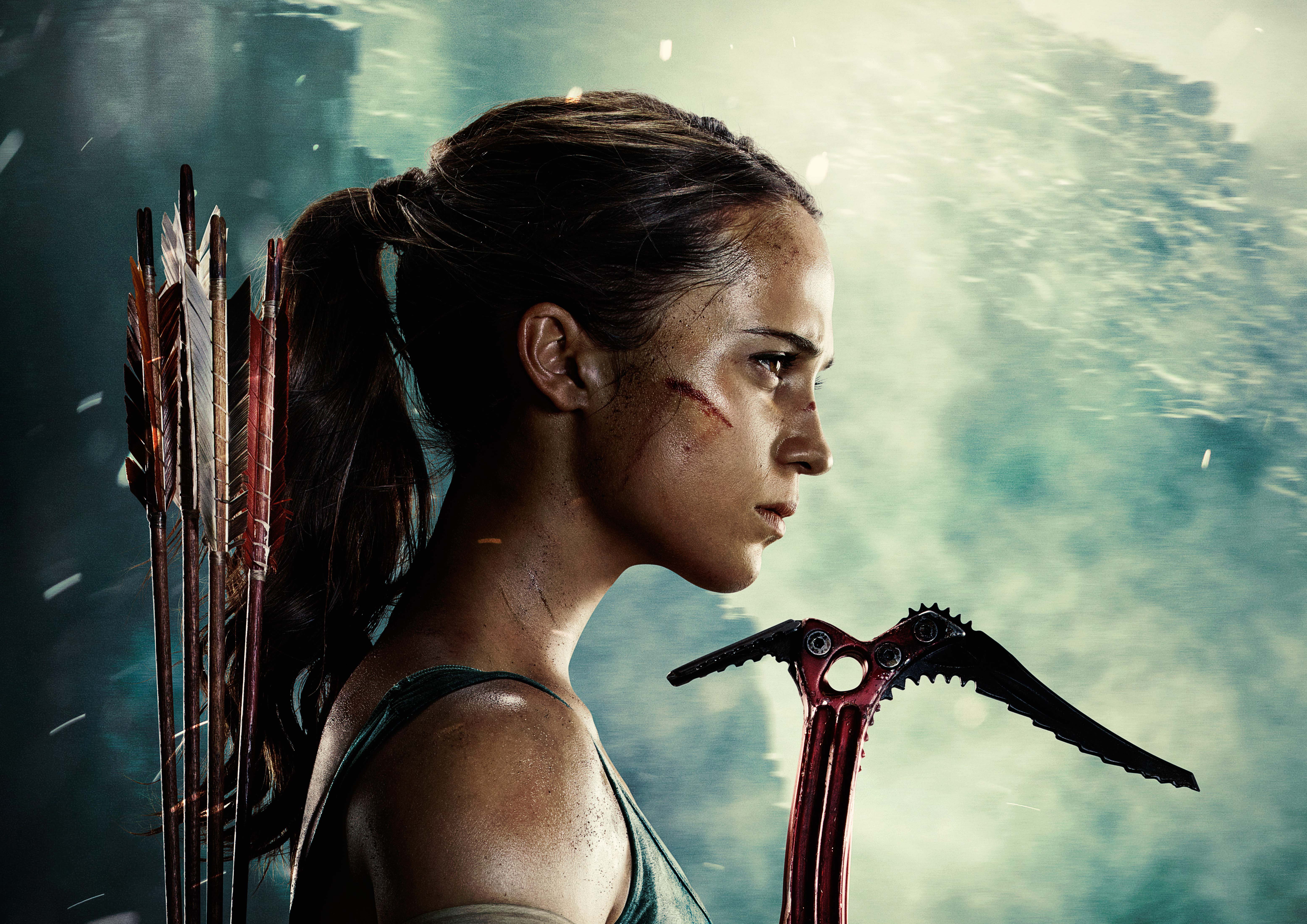 Tomb Raider Lara Croft 2018 - HD Wallpaper 