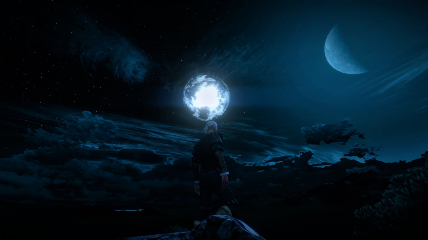 Witcher 3 Wallpaper Dark - HD Wallpaper 