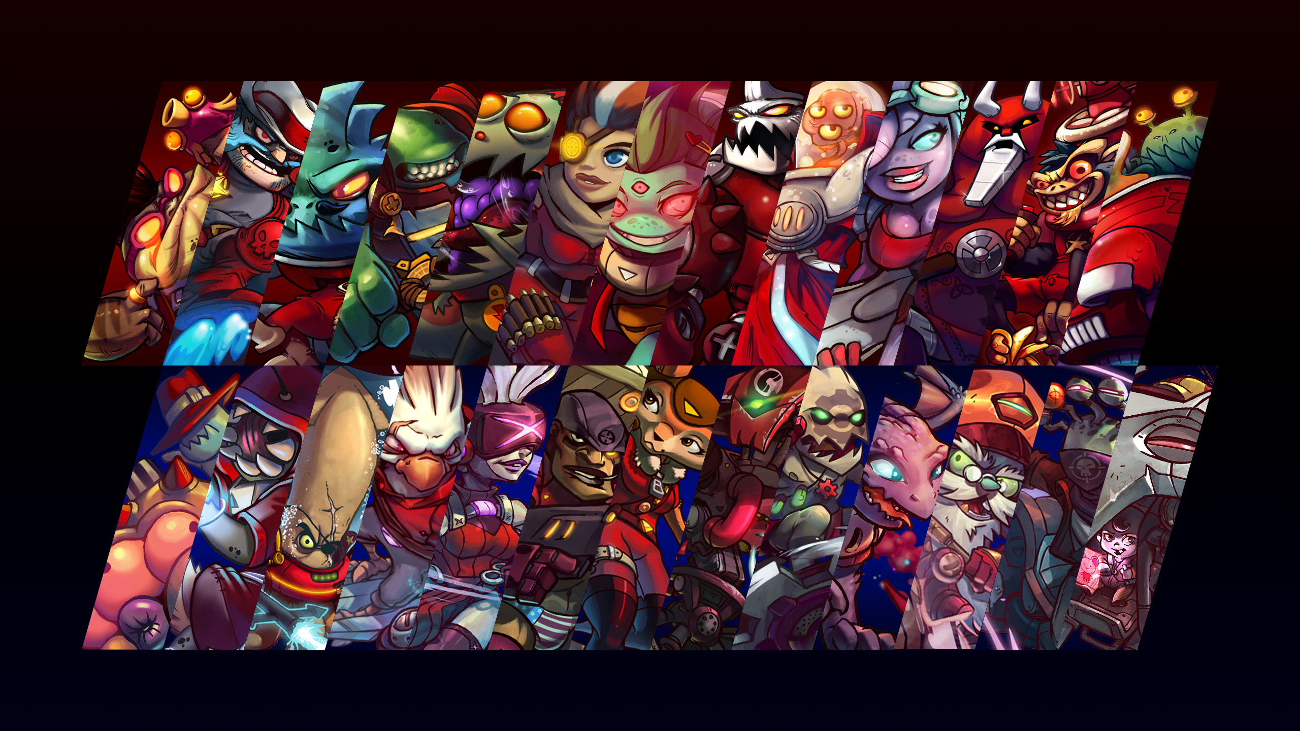 Awesomenauts Personagens - HD Wallpaper 
