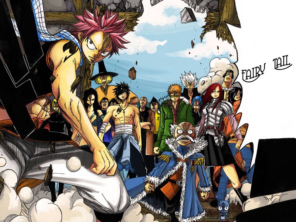 Fairy Tail Vs Phantom Lord - HD Wallpaper 