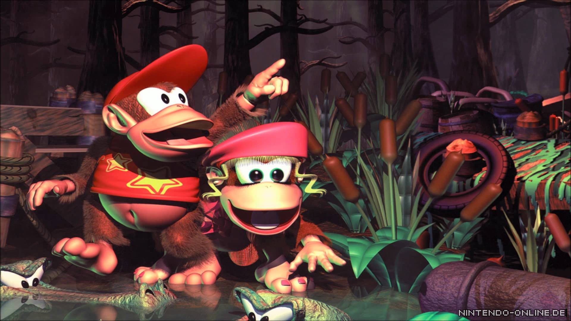 1920x1080, In Ihrem Zweiten Super Nintendo Abenteuer - Donkey Kong Country Wallpaper Hd - HD Wallpaper 