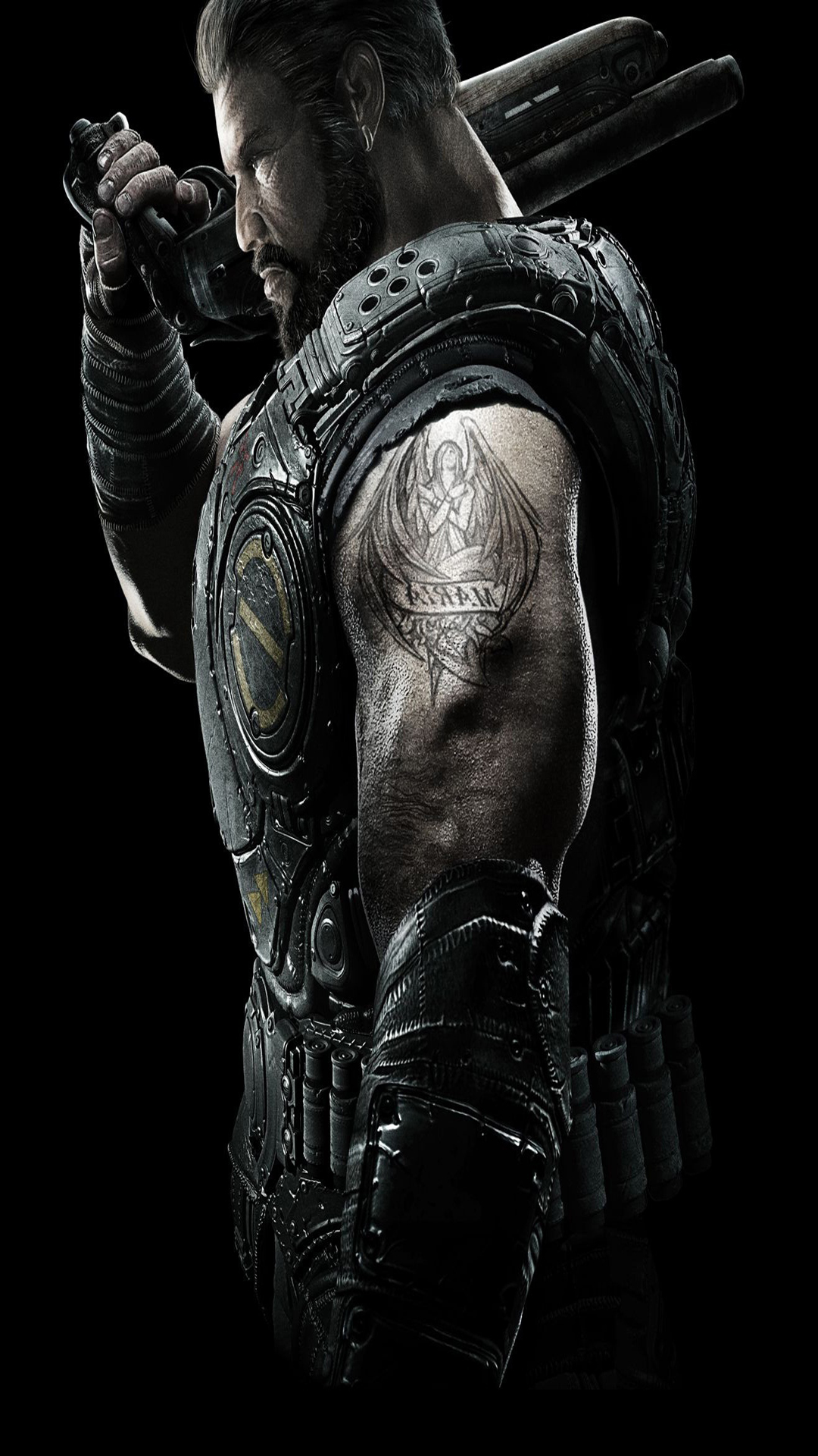 With Gun Animation Iphone 5s Full Hq Wallpapers - Iphone High Resolution Black And White Wallpaper Hd - HD Wallpaper 