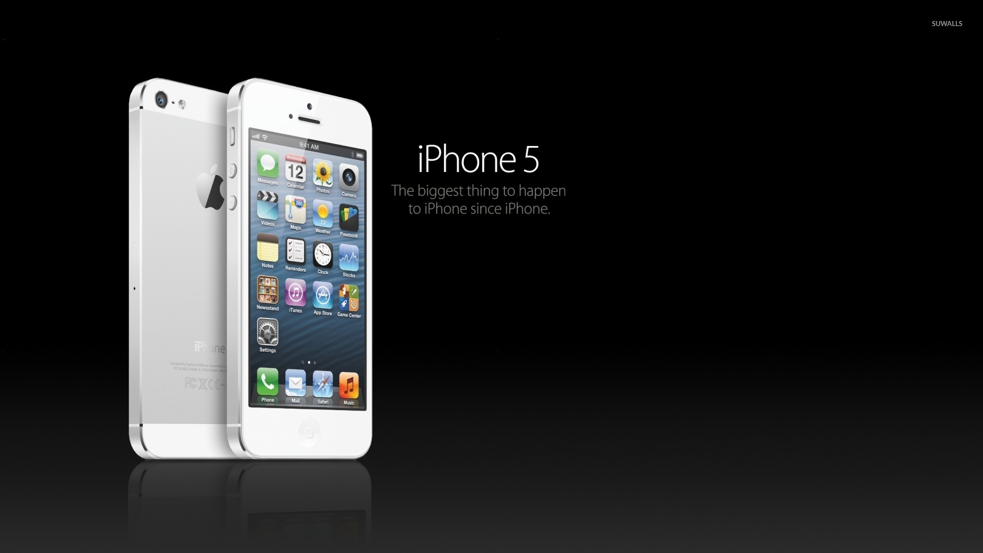 Iphone 5 Weiß - HD Wallpaper 