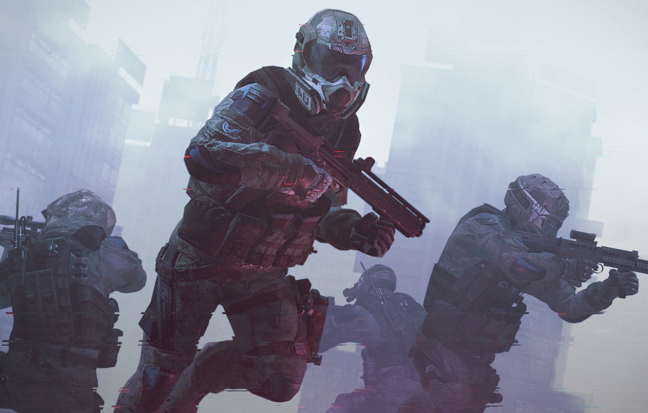 Photo Wallpaper Helmet, Weapons, Sniper, Crytek, Warface, - Warface Medic - HD Wallpaper 