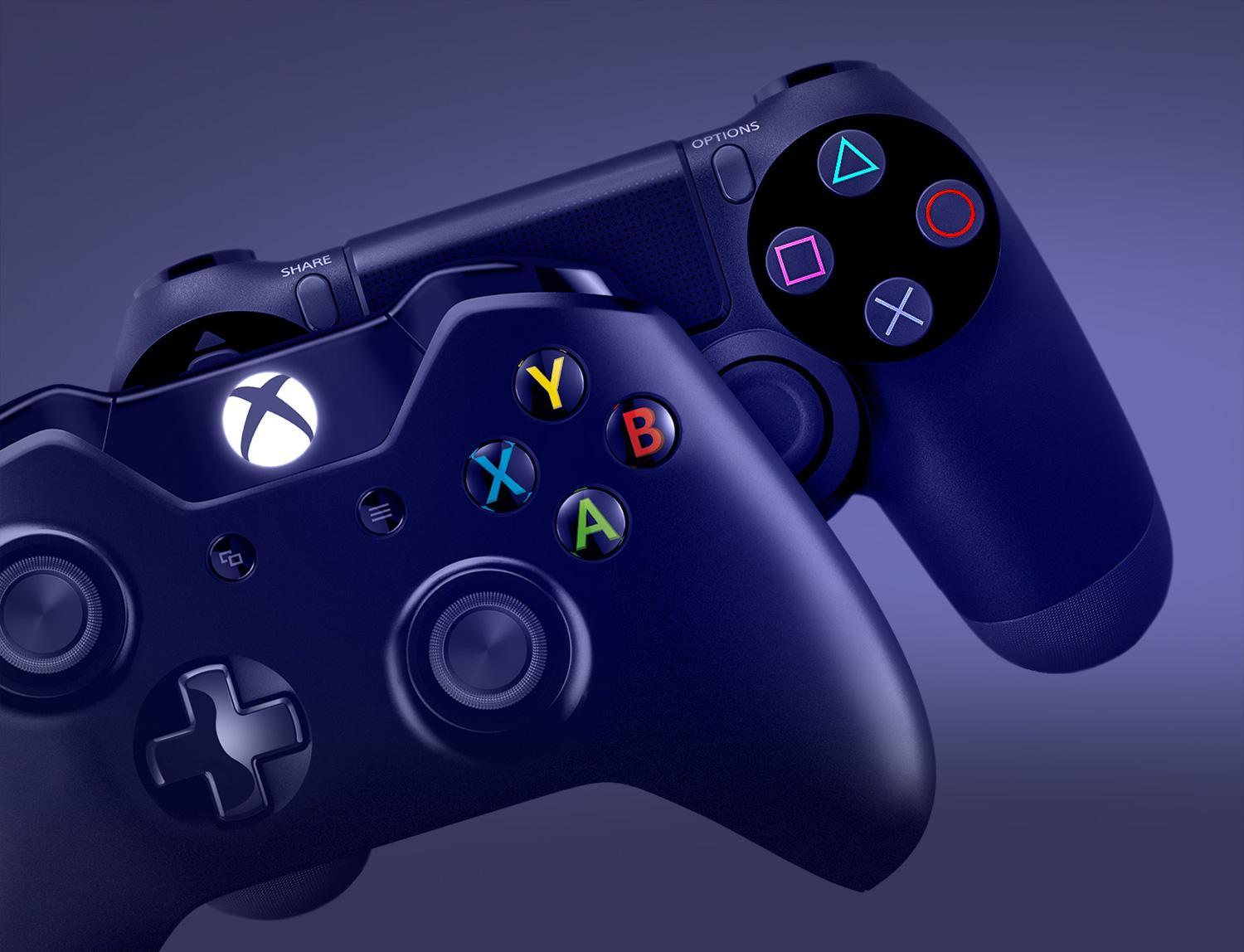 Xbox And Playstation - HD Wallpaper 