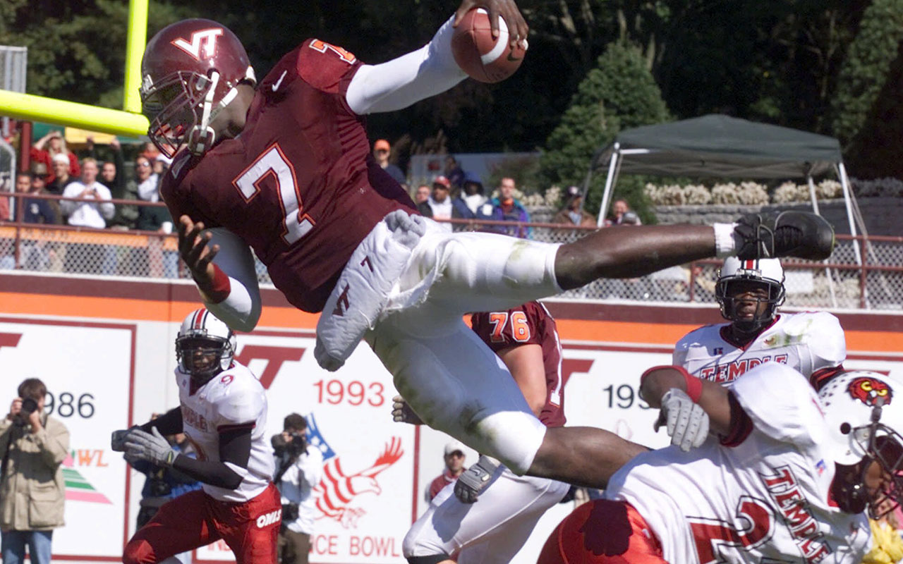 Virginia Tech Football Vick - HD Wallpaper 