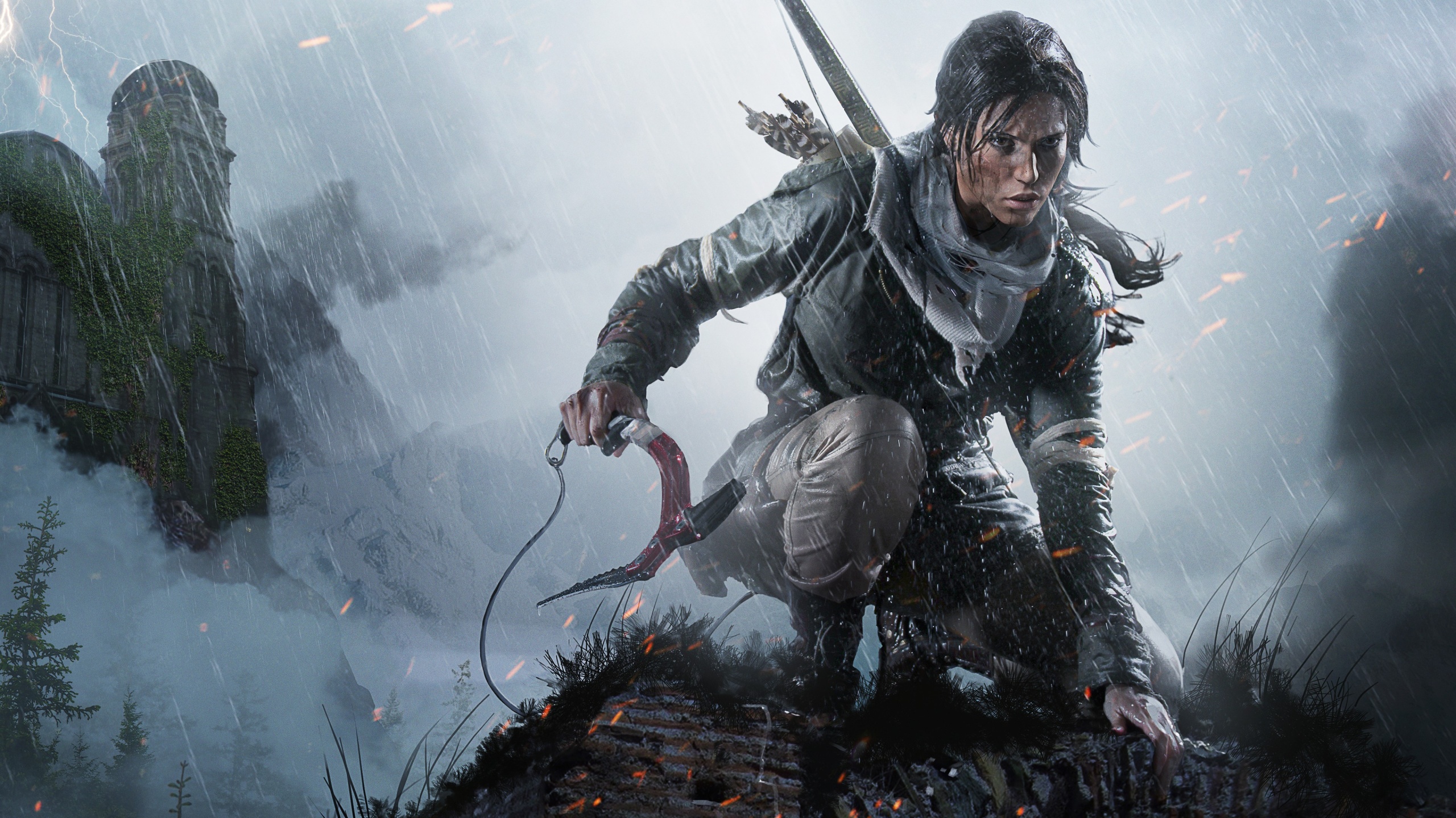 Lara Croft 4k Rise Of The Tomb Raider - Shadow Of The Tomb Raider Art - HD Wallpaper 