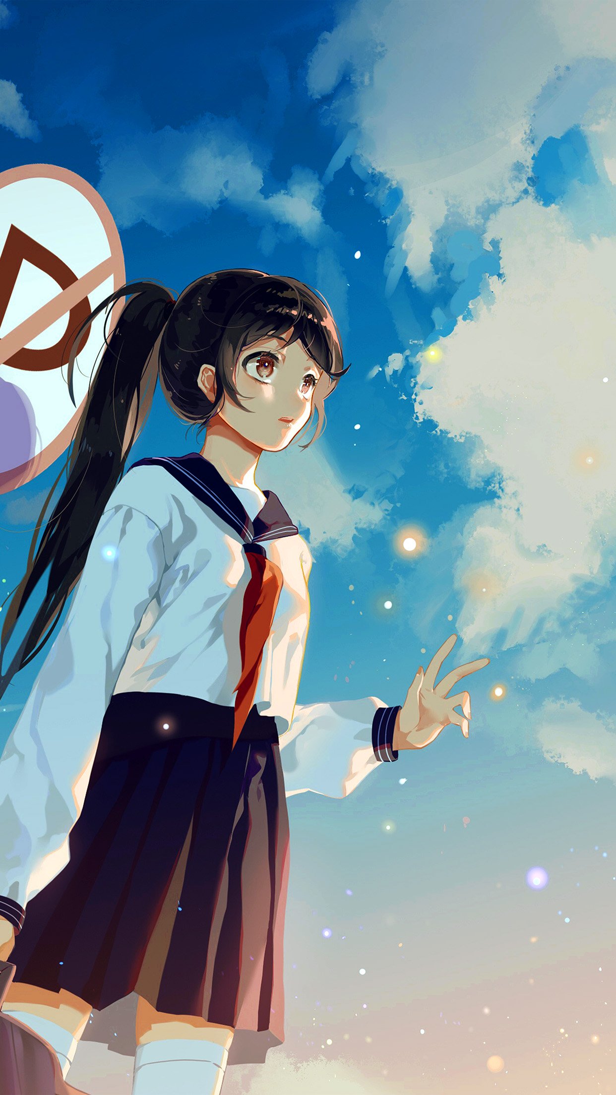 Anime Wallpaper Girl Iphone X - HD Wallpaper 