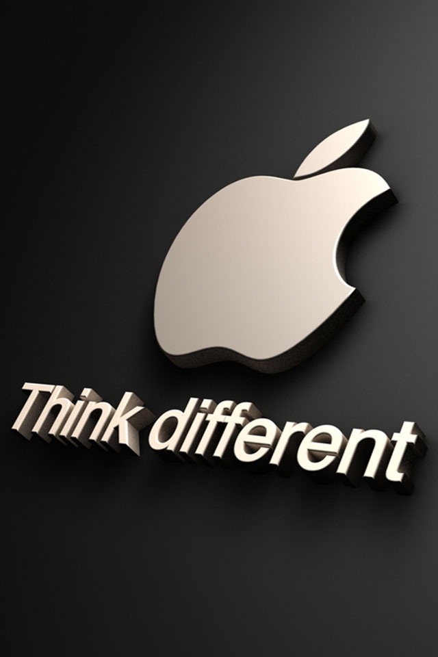 Apple Iphone Wallpaper Hd Wallpapers For Iphone 5 Apple - Iphone Apple Think Different - HD Wallpaper 