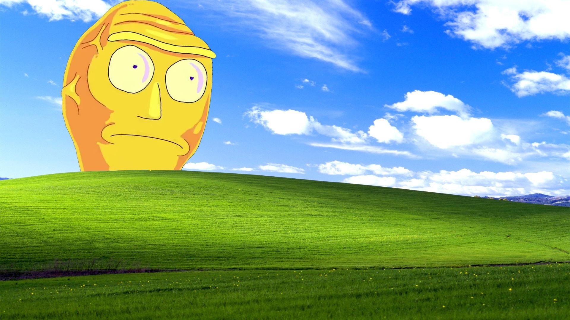 Windows Xp Show Me What You Got Wallpaper - Rick And Morty Wallpaper Head - HD Wallpaper 