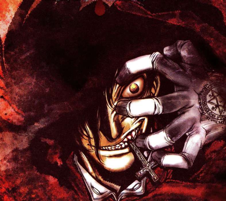 Download Mobile Wallpaper Anime, Men, Pictures For - Hellsing Ultimate - HD Wallpaper 
