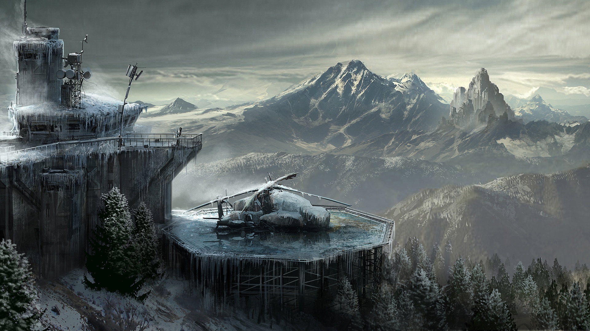 Rise Of The Tomb Raider Concept Art - Nier Automata Concept Art - HD Wallpaper 