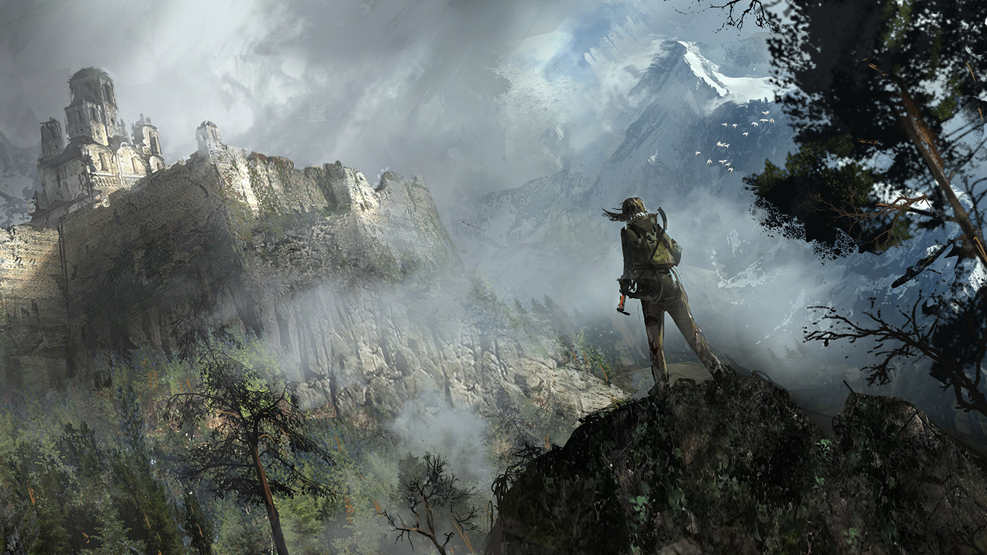 Free Rise Of The Tomb Raider Wallpaper In - Rise Of The Tomb Raider Conceptart - HD Wallpaper 