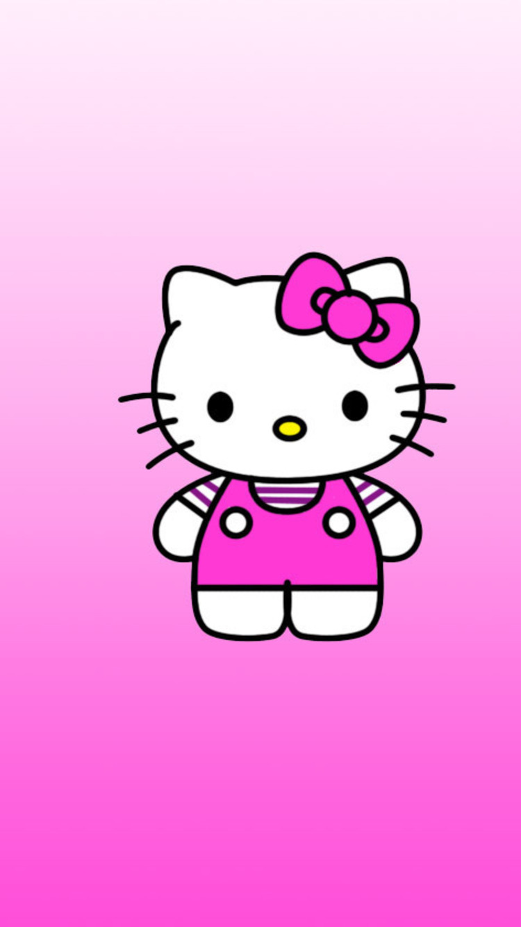 Pink Hello Kitty Background - HD Wallpaper 