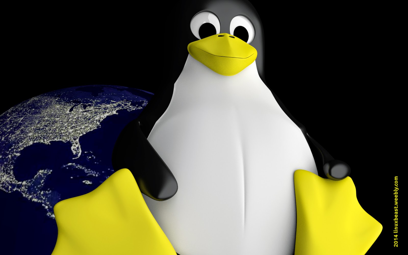 High Resolution Tux Penguin - HD Wallpaper 