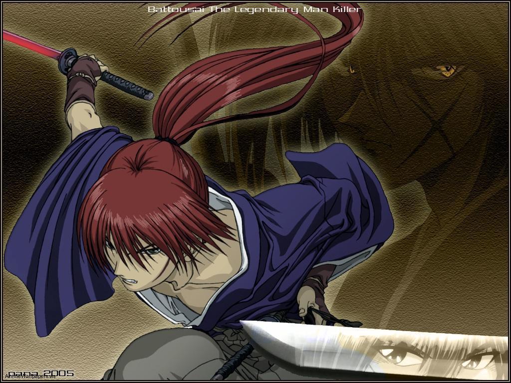 Rurouni Kenshin - - - Rurouni Kenshin Battousai - HD Wallpaper 