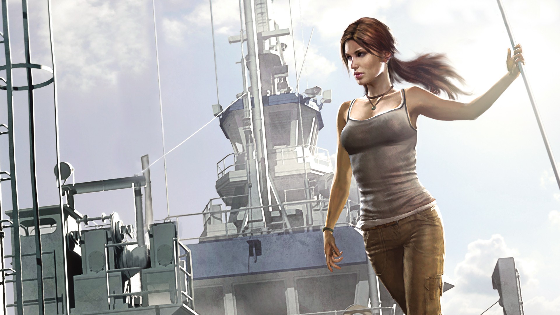 Wallpaper - Comic Tomb Raider 2013 - HD Wallpaper 