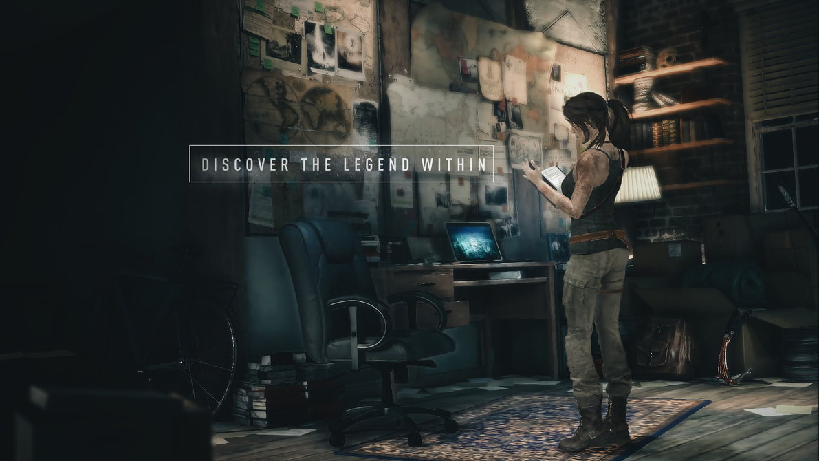 Wallpaper Rise Of The Tomb Raider Archers Lara Croft - Tomb Raider Lara Apartment - HD Wallpaper 