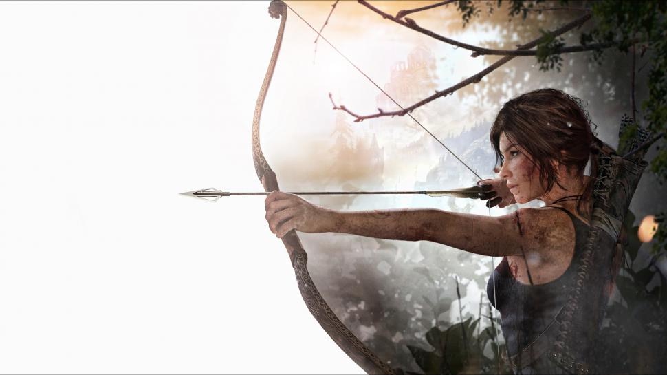 Lara Croft, Rise Of The Tomb Raider, Use Bow Wallpaper,lara - Rise Of The Tomb Raider Arco - HD Wallpaper 