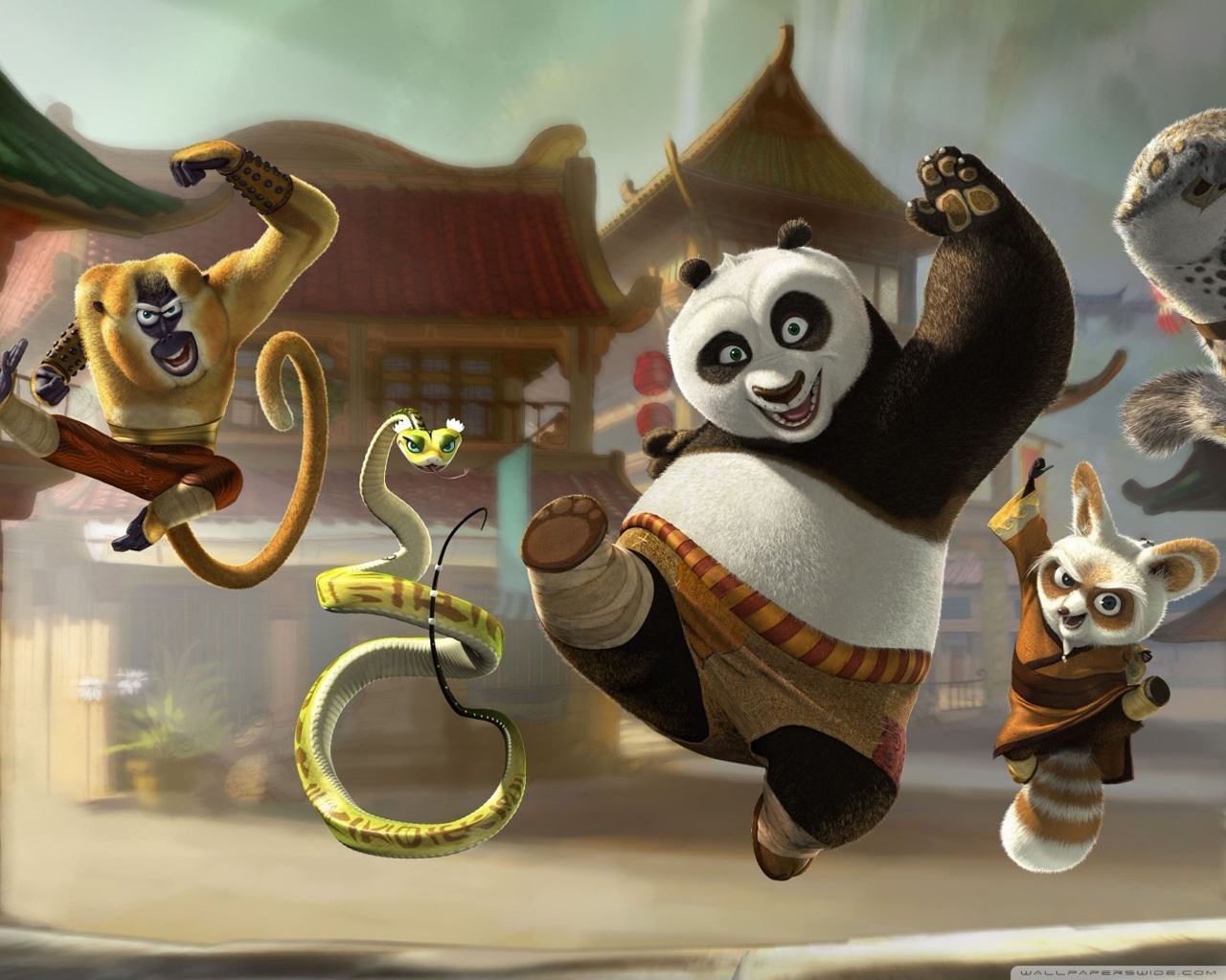 High Resolution Kung Fu Panda - HD Wallpaper 
