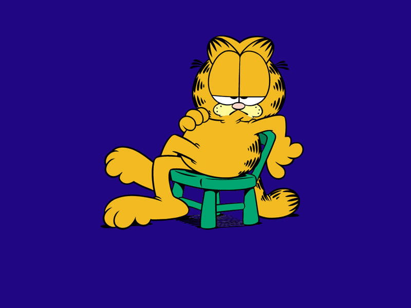 Happy Sunday Garfield - HD Wallpaper 