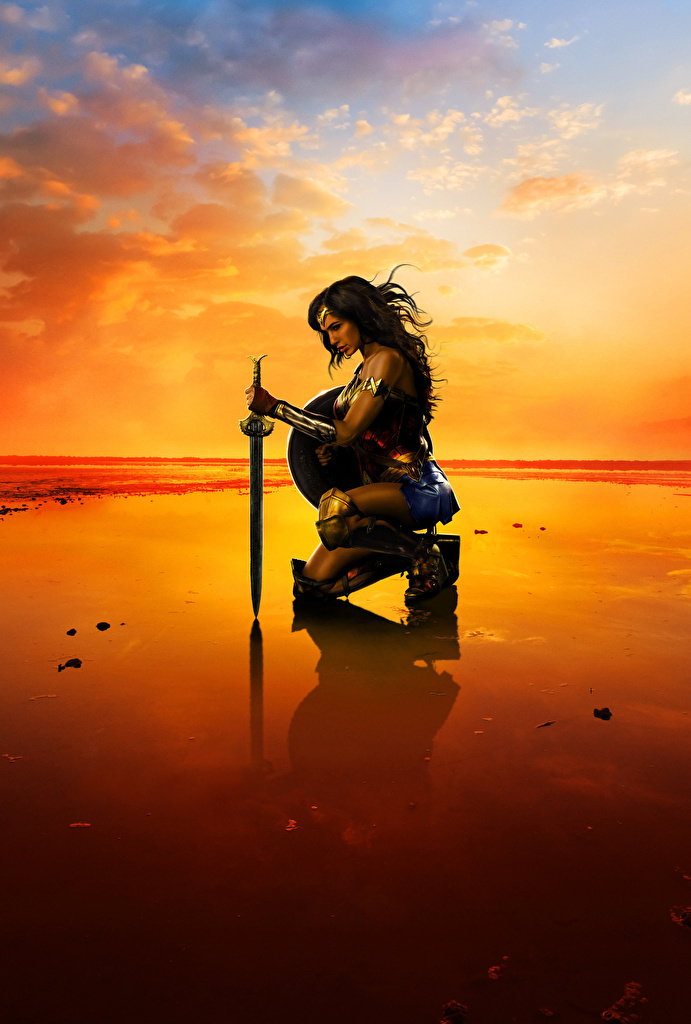 Wonder Woman 2017 Poster - HD Wallpaper 