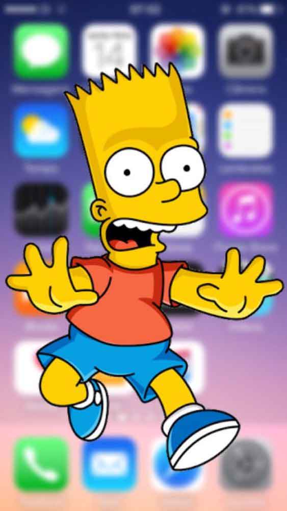 Fondos Chidos De Pantalla - Bart Simpson Fondo De Pantalla - 563x1000  Wallpaper - teahub.io